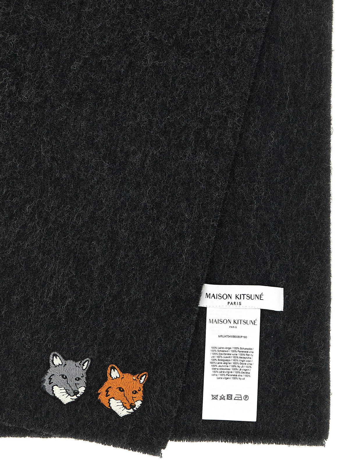 Maison Kitsuné Double Fox Head Scarf