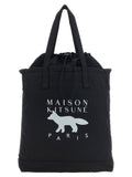 Maison Kitsuné Drawstring Shopping Bag
