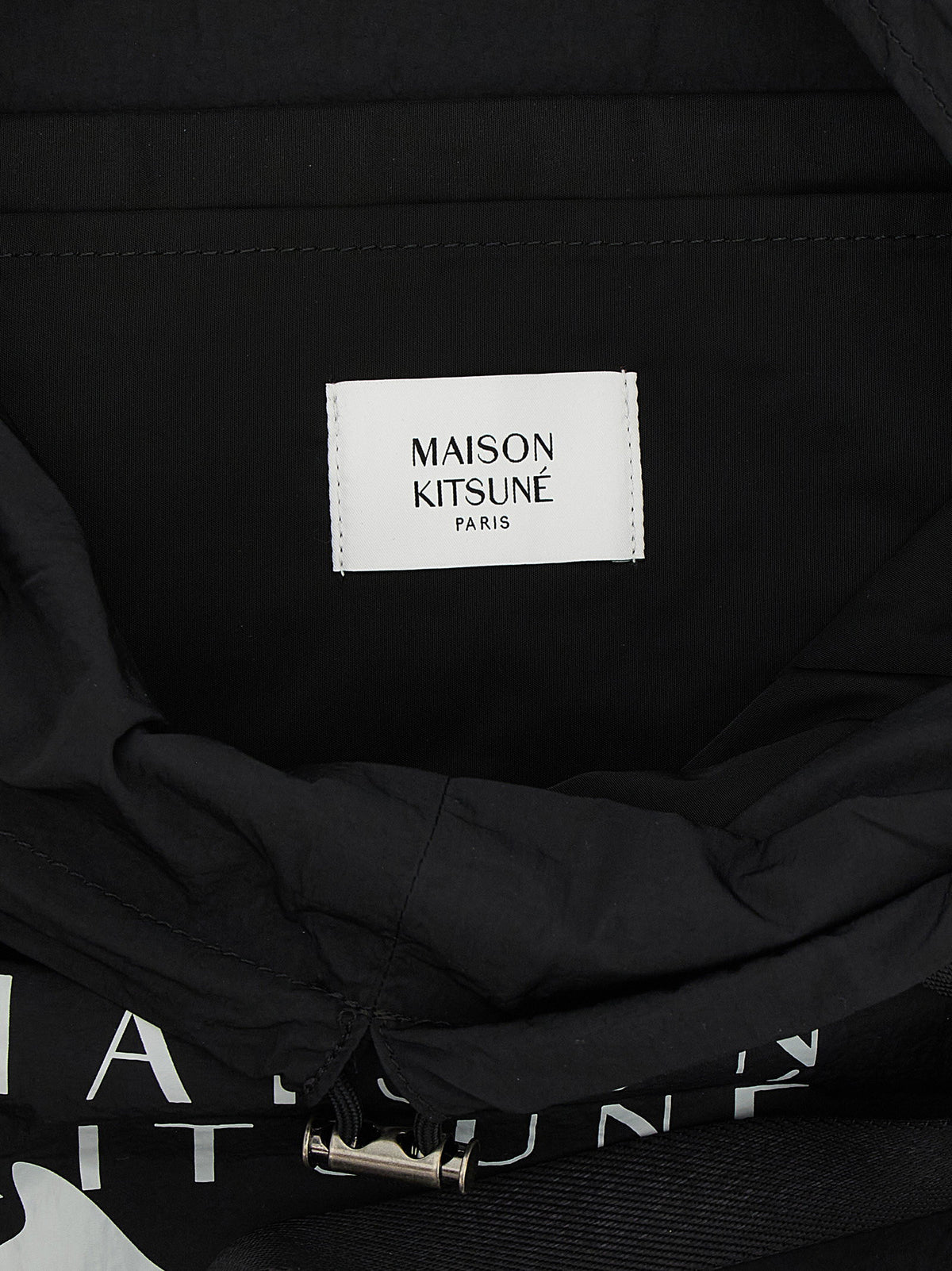 Maison Kitsuné Drawstring Shopping Bag