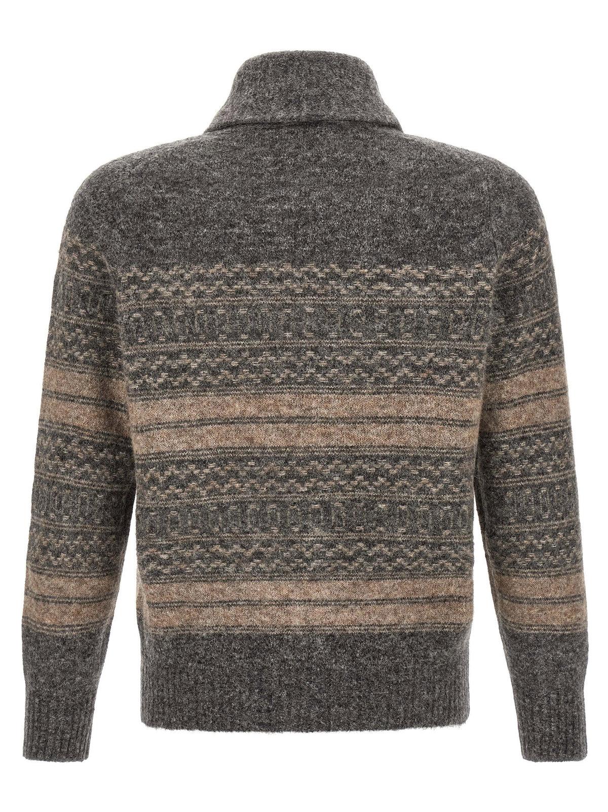 Brunello Cucinelli Nordic Jacquard Cardigan