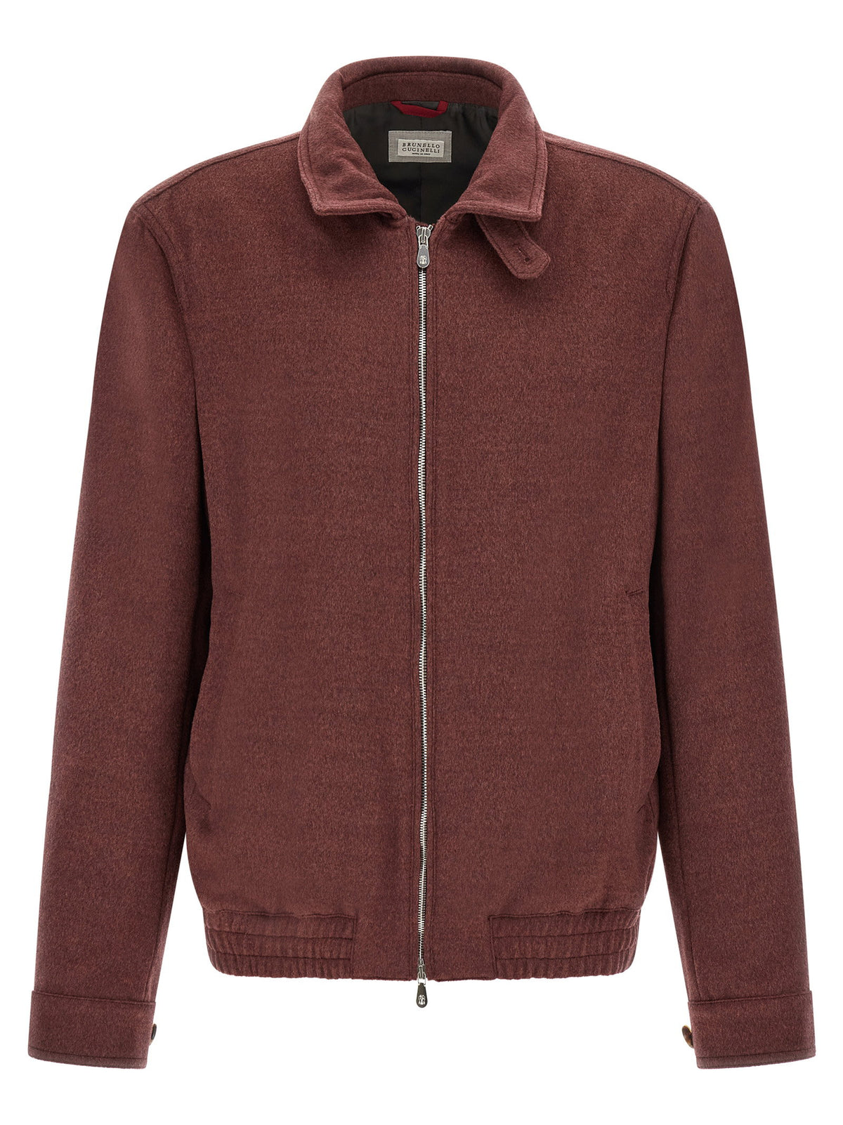 Brunello Cucinelli Virgin Wool Beaver Bomber Jacket