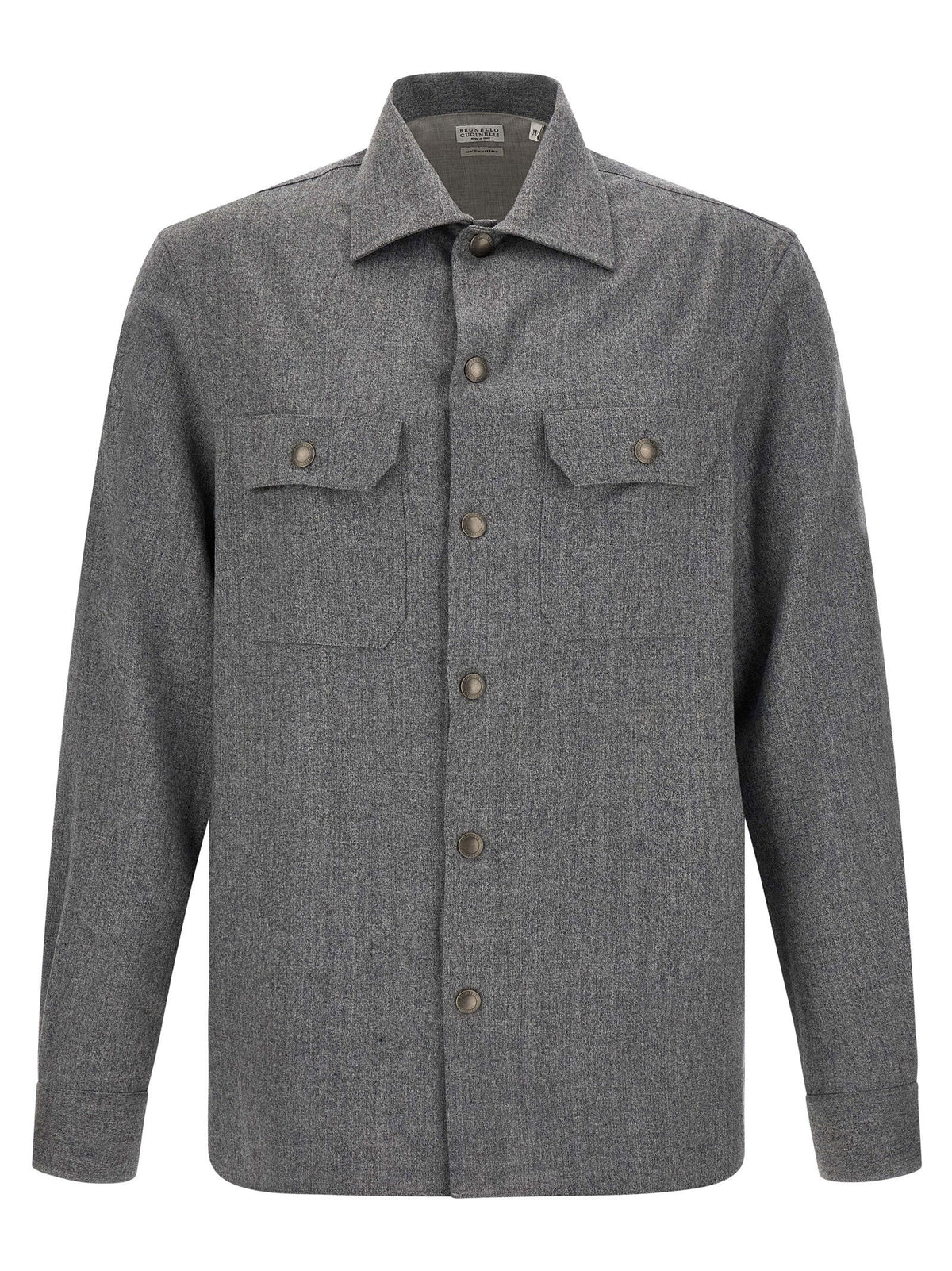 Brunello Cucinelli Flannel Overshirt Brunello Cucinelli