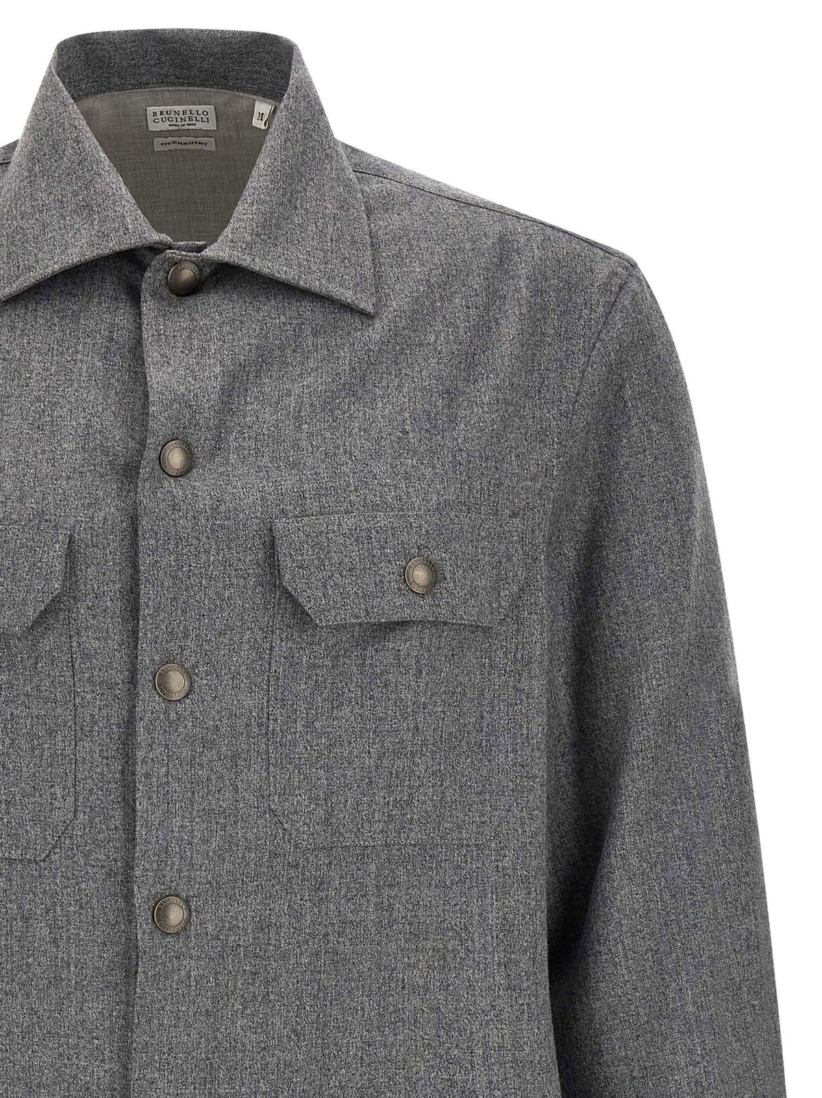 Brunello Cucinelli Flannel Overshirt Brunello Cucinelli