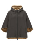 Lou Andrea Reversible Cape With Hood