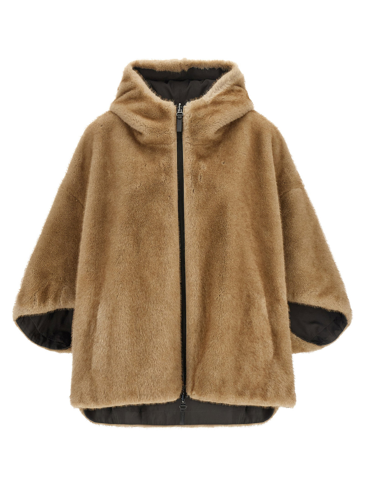 Lou Andrea Reversible Cape With Hood