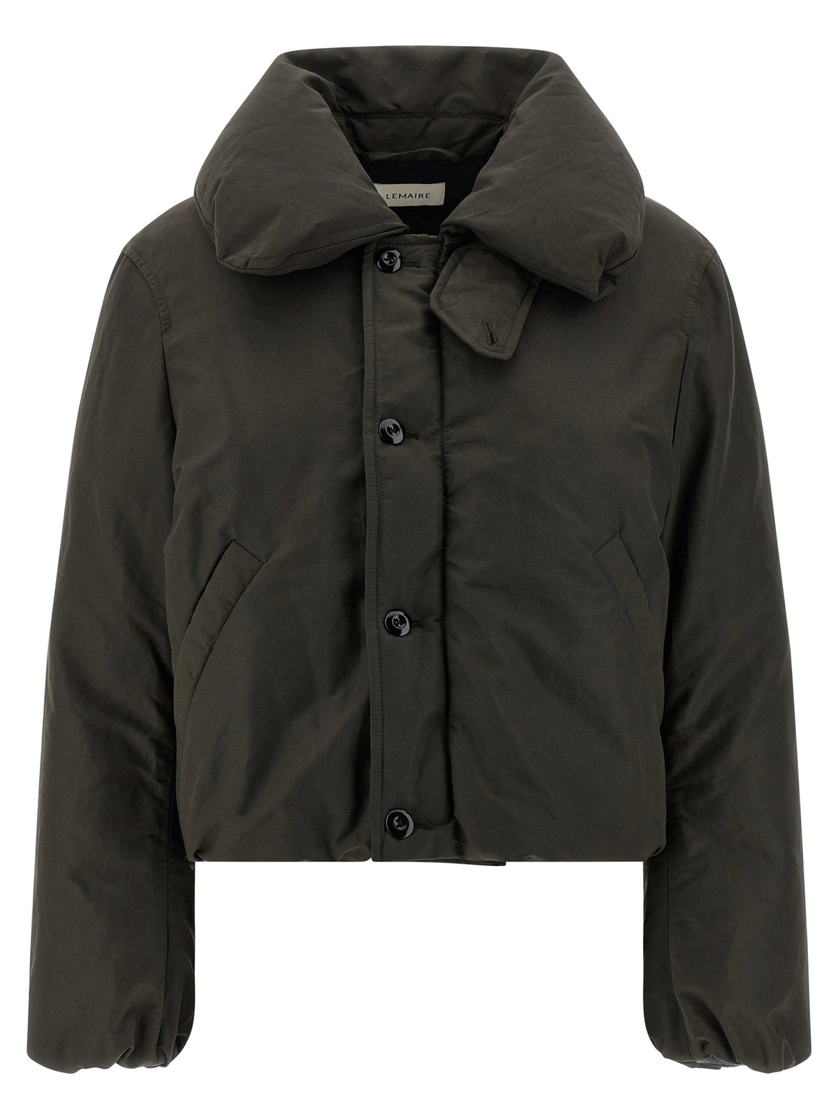 Lemaire Bubble Collar Cropped Down Jacket
