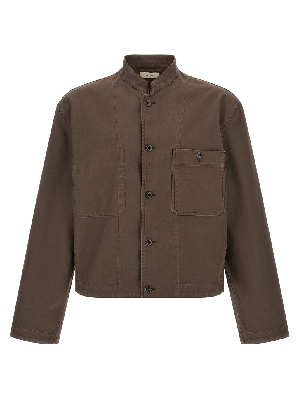 Lemaire Brown Korean Collar Jacket Lemaire