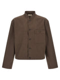 Lemaire Brown Korean Collar Jacket Lemaire