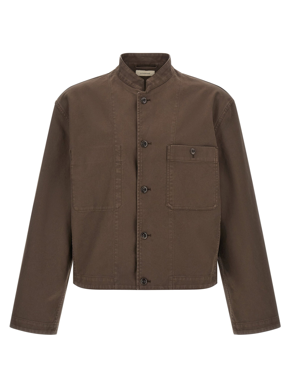 Lemaire Brown Korean Collar Jacket Lemaire