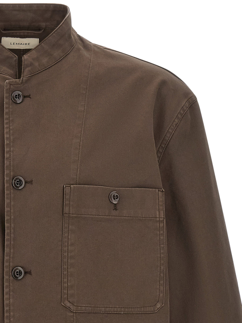 Lemaire Brown Korean Collar Jacket Lemaire