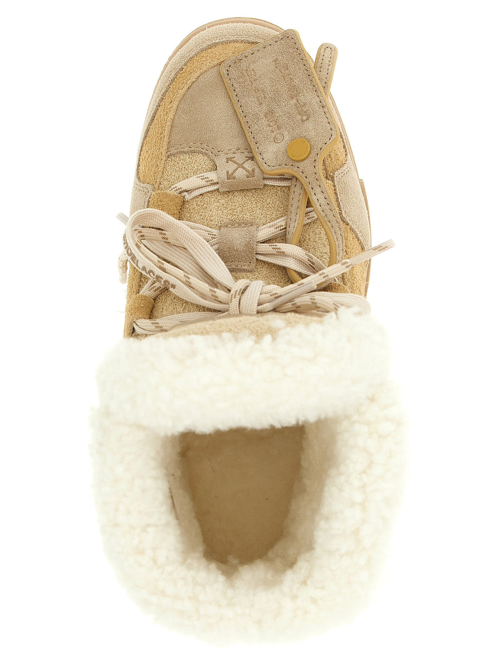 Off White Winter Ankle Boots