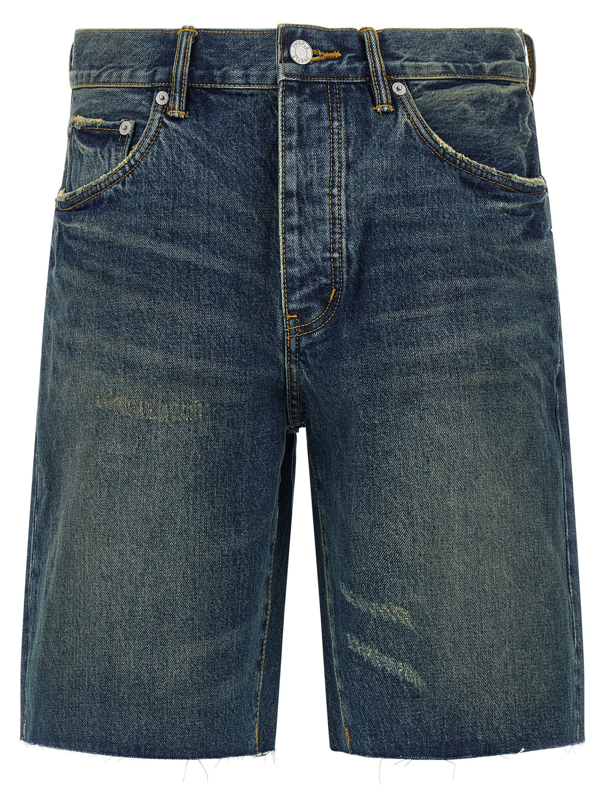 Purple P059 Vintage Mid Bermuda Shorts