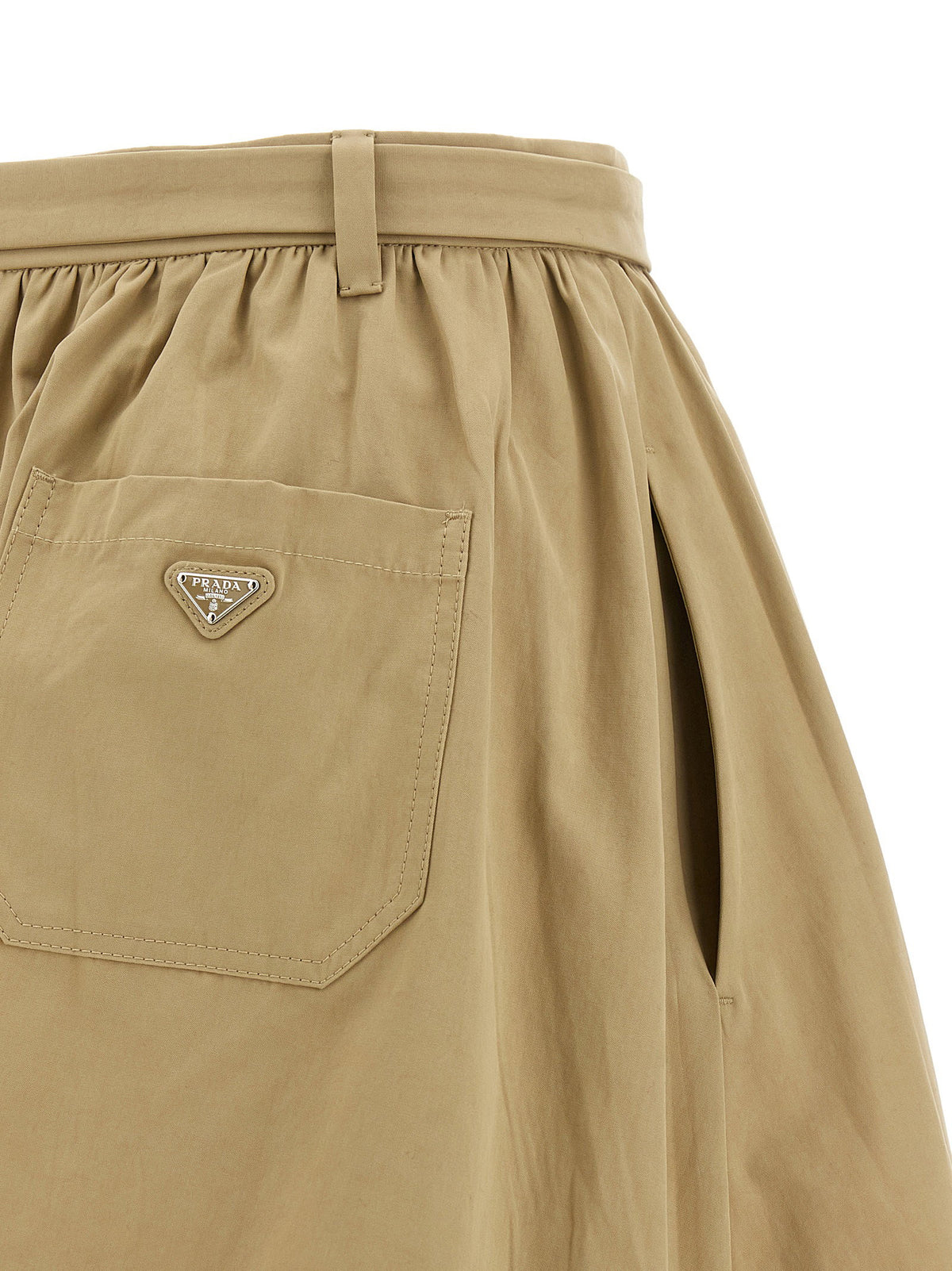 Prada Panama Old Cotton Skirt