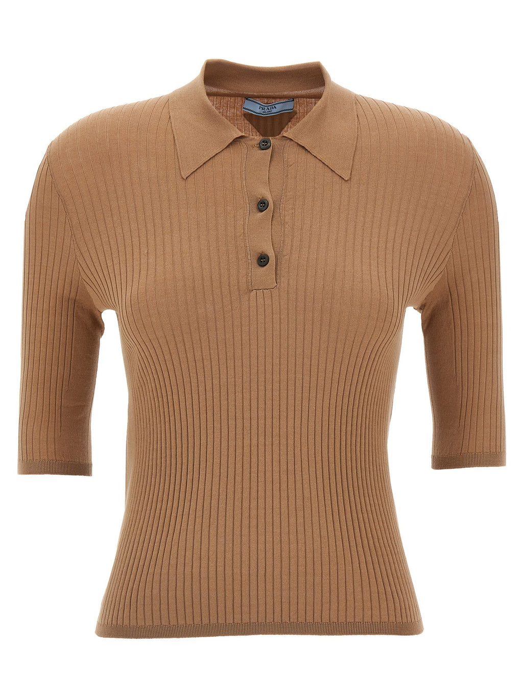 Prada Knitted Polo Shirt