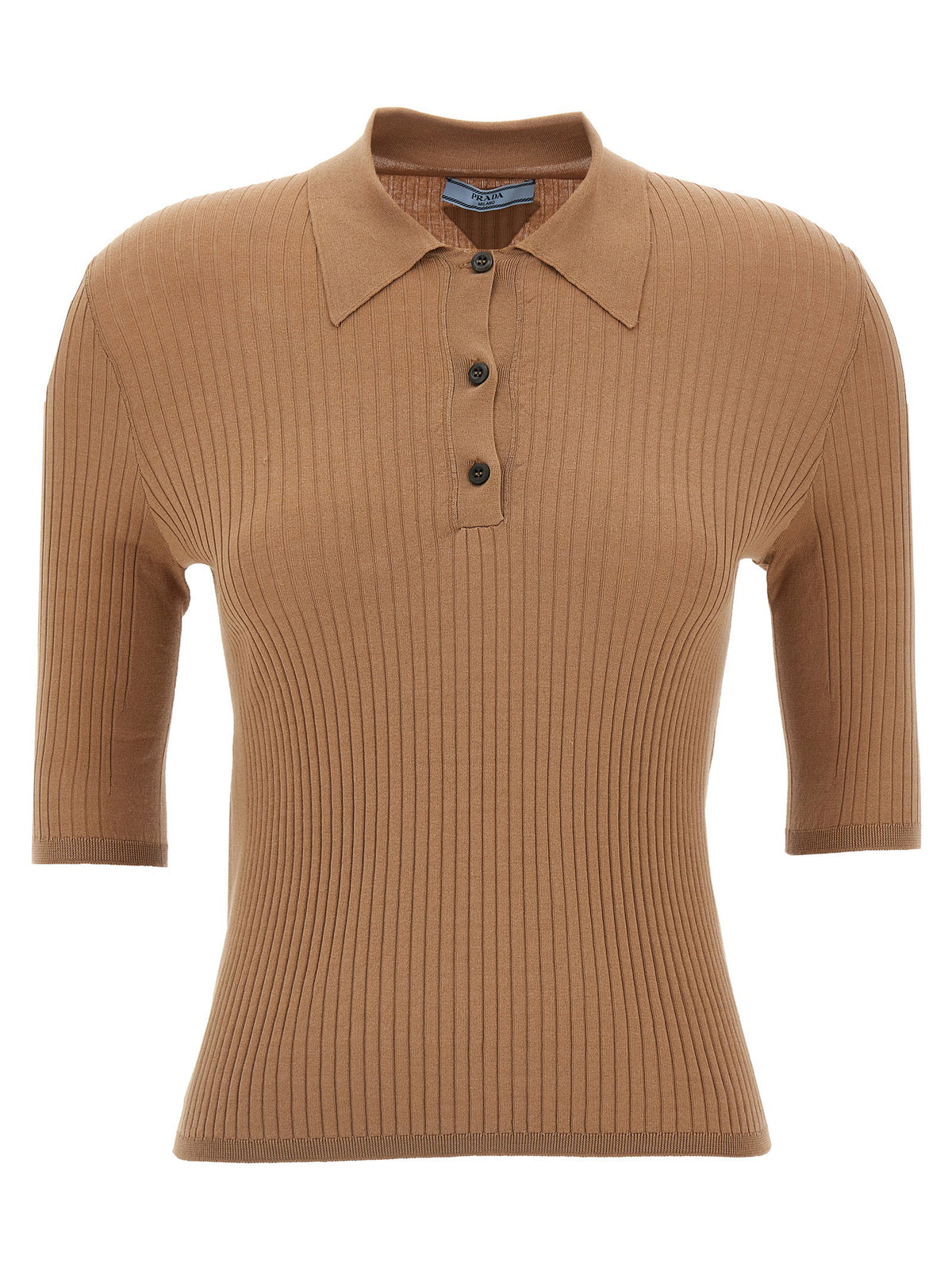 Prada Knitted Polo Shirt