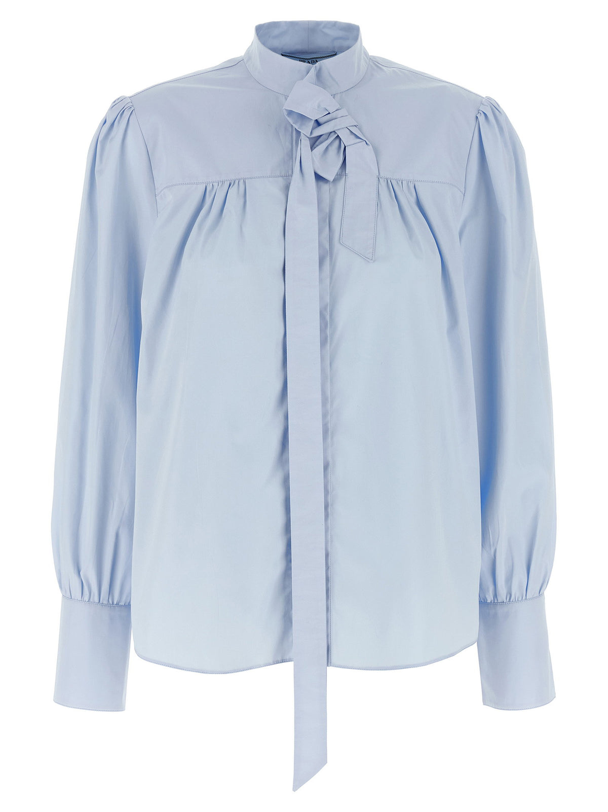Prada Lavallière Collar Shirt