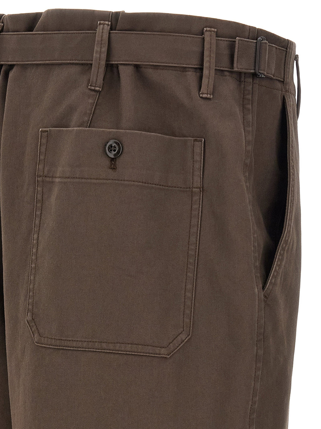 Lemaire Brown Tapered Pants Lemaire