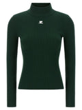 Courreges Reedition Rib Knit Sweater