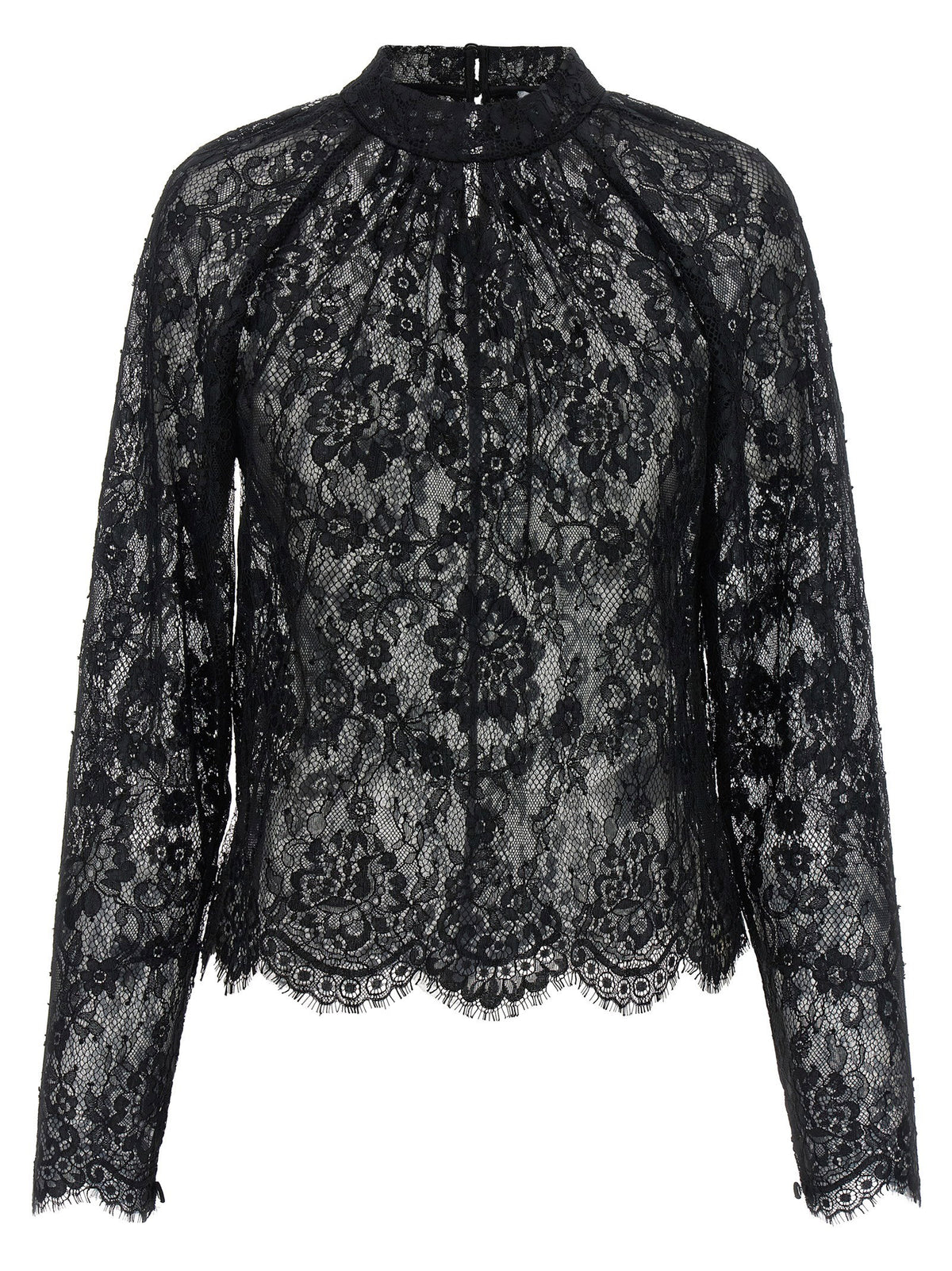 Self-Portrait Black Lace Blouse