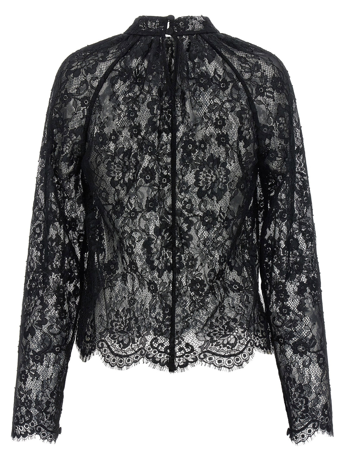 Self-Portrait Black Lace Blouse