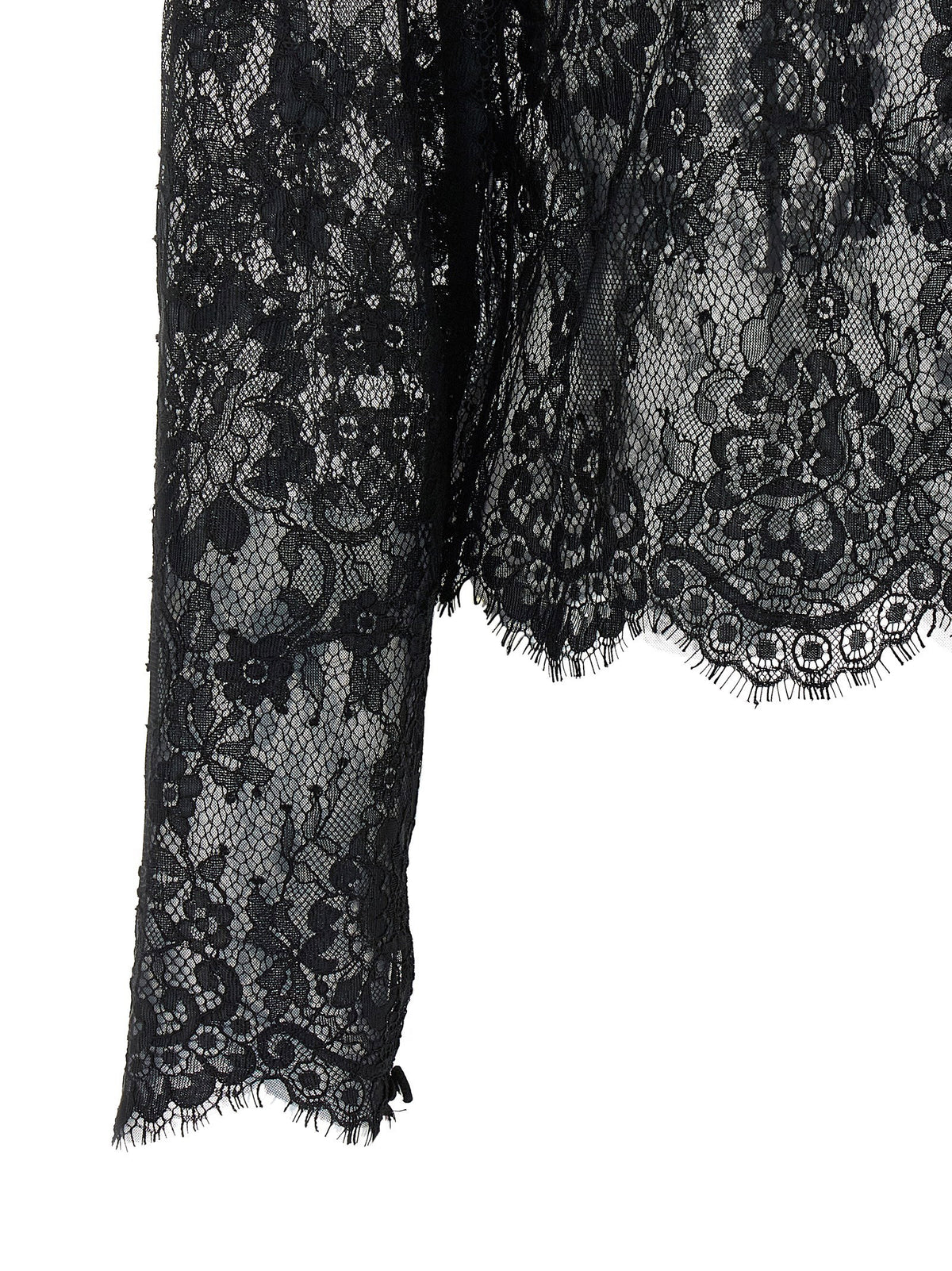 Self-Portrait Black Lace Blouse
