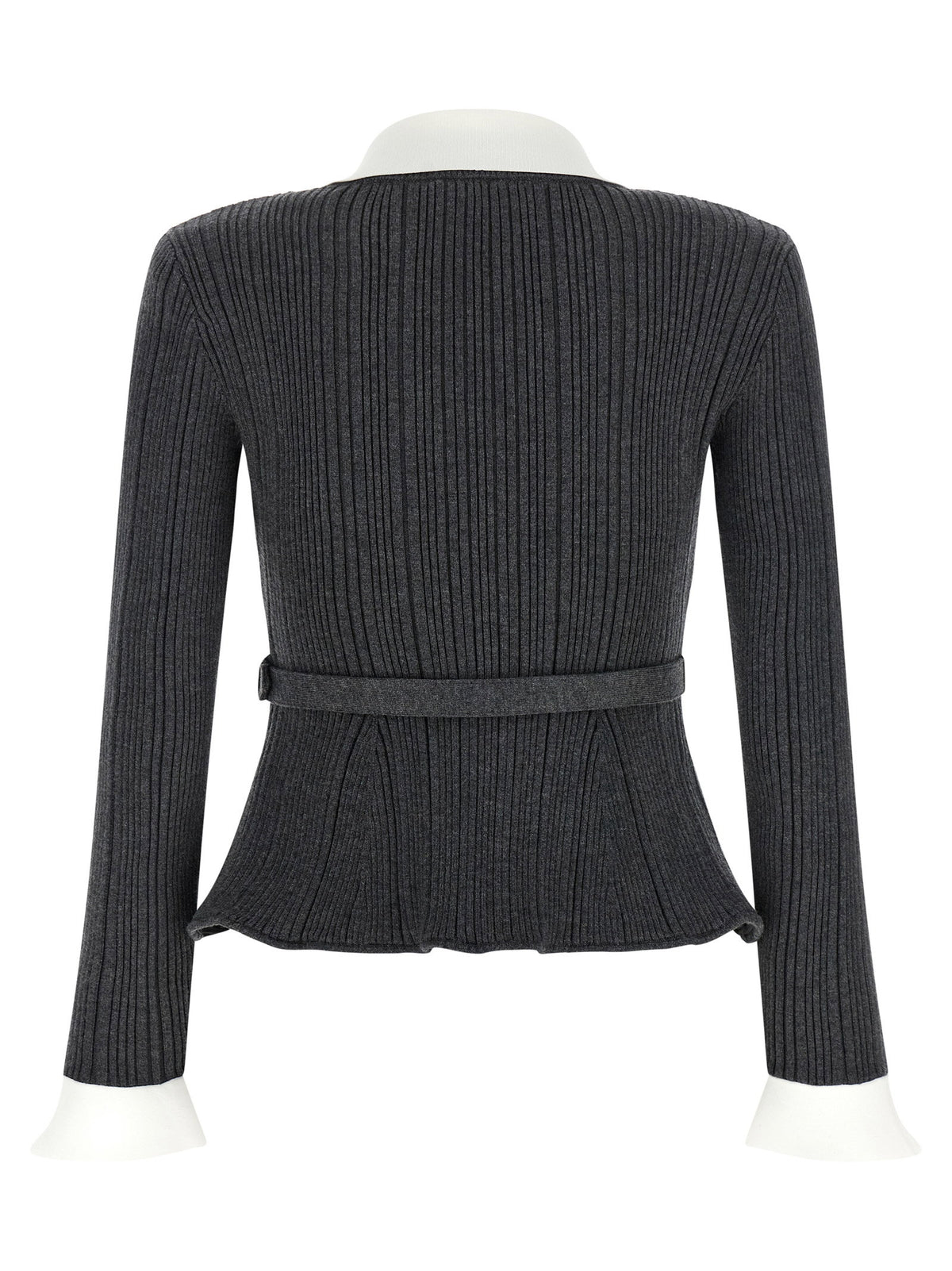 Self-Portrait Ribbed Cardigan