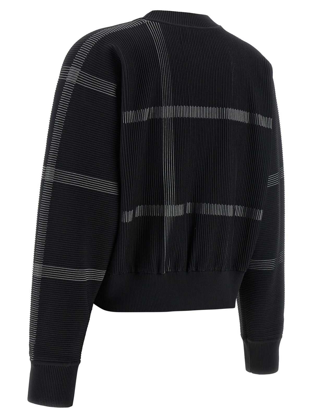 Pleats Please Issey Miyake Crossing Knit Sweater