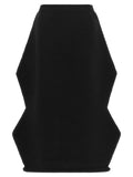 Pleats Please Issey Miyake Zig Zag Knit Skirt