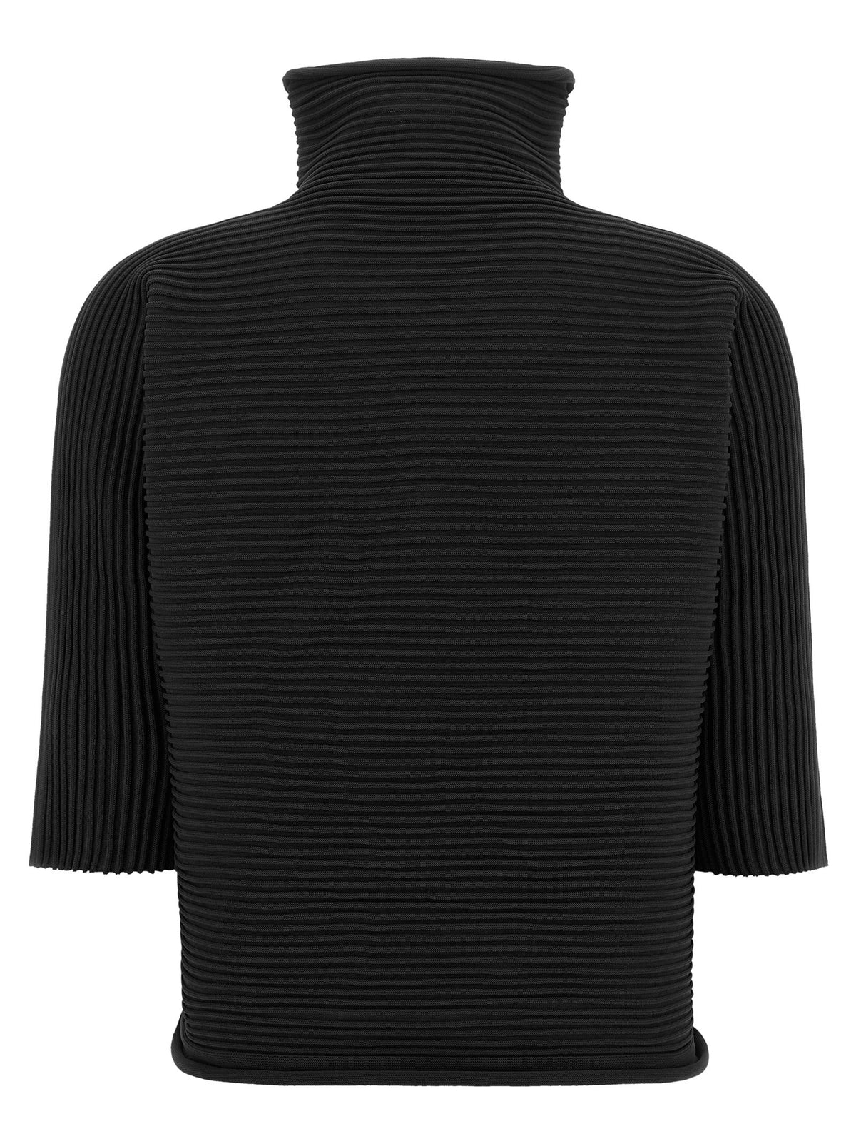 Pleats Please Issey Miyake Zig Zag Knit Blouse