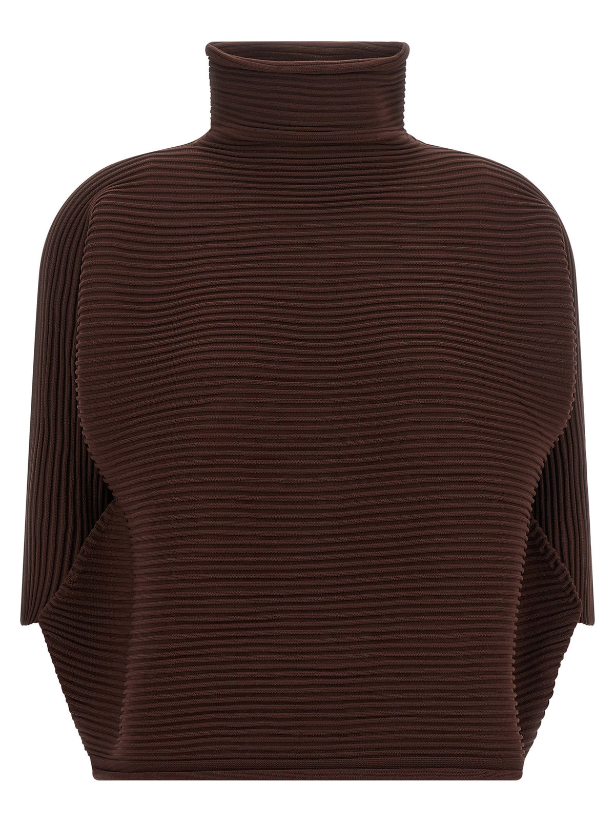 Pleats Please Issey Miyake Zig Zag Knit Blouse