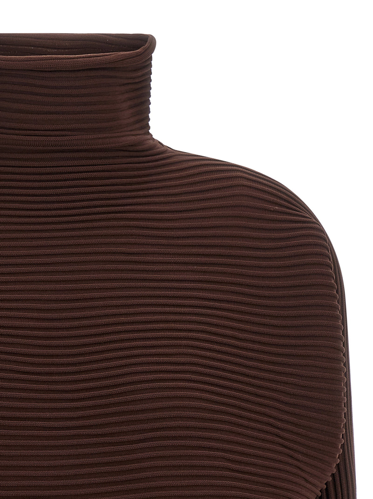 Pleats Please Issey Miyake Zig Zag Knit Blouse