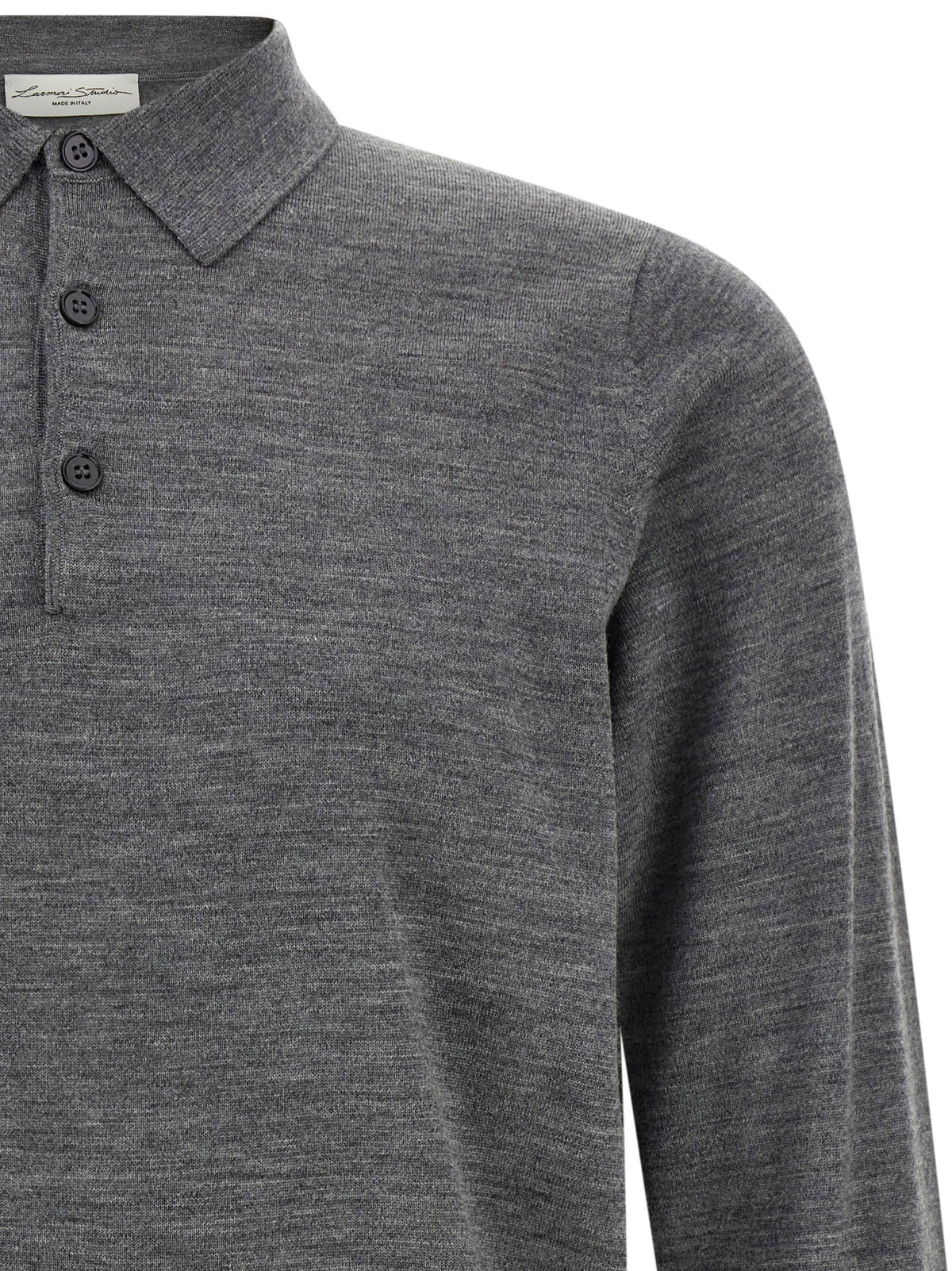 Larmeri Studio Merino Wool Polo Shirt