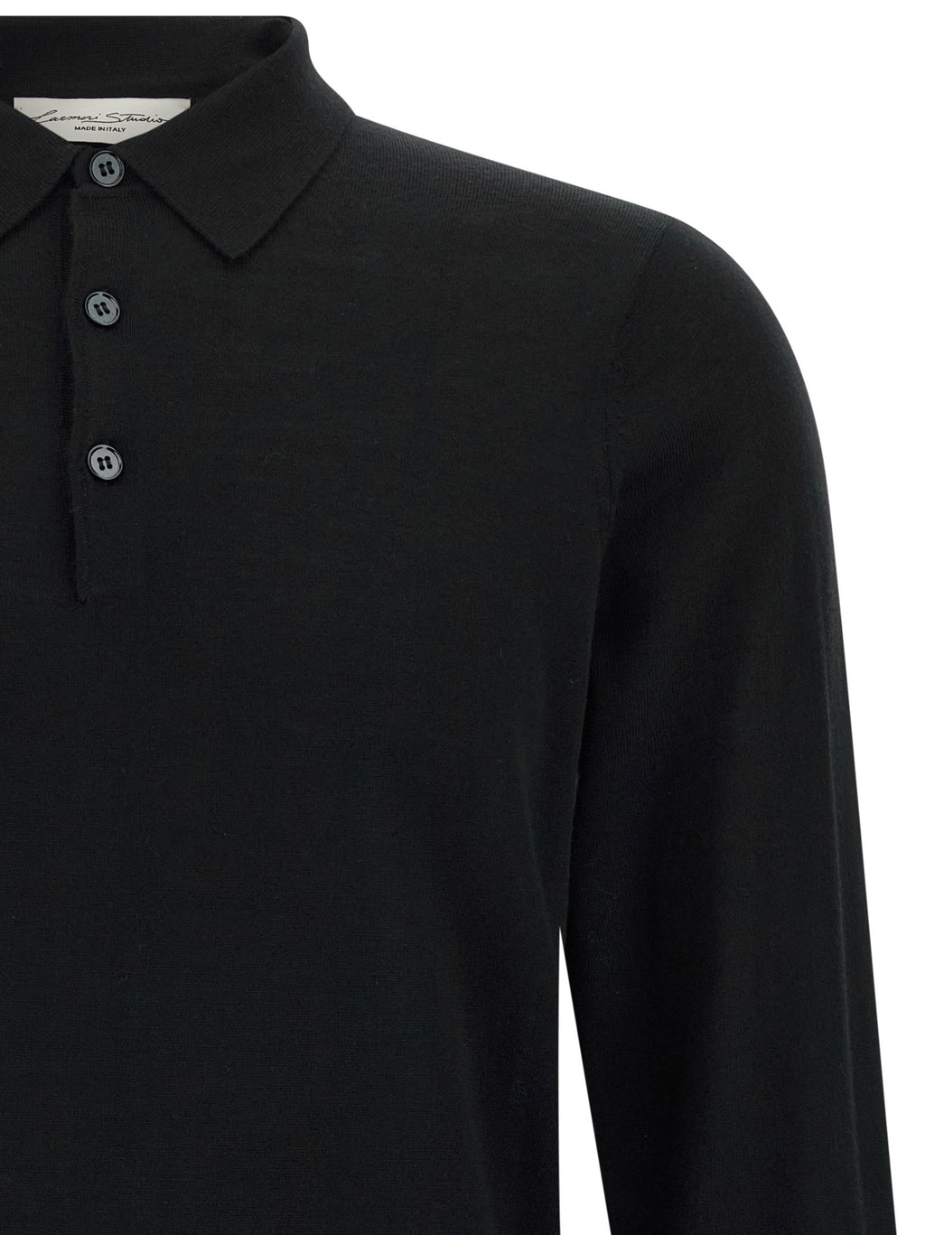 Larmeri Studio Merino Wool Polo Shirt