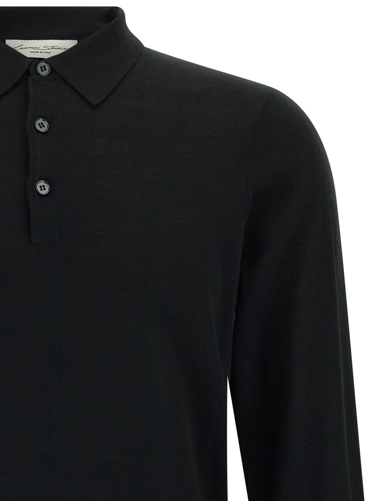 Larmeri Studio Merino Wool Polo Shirt