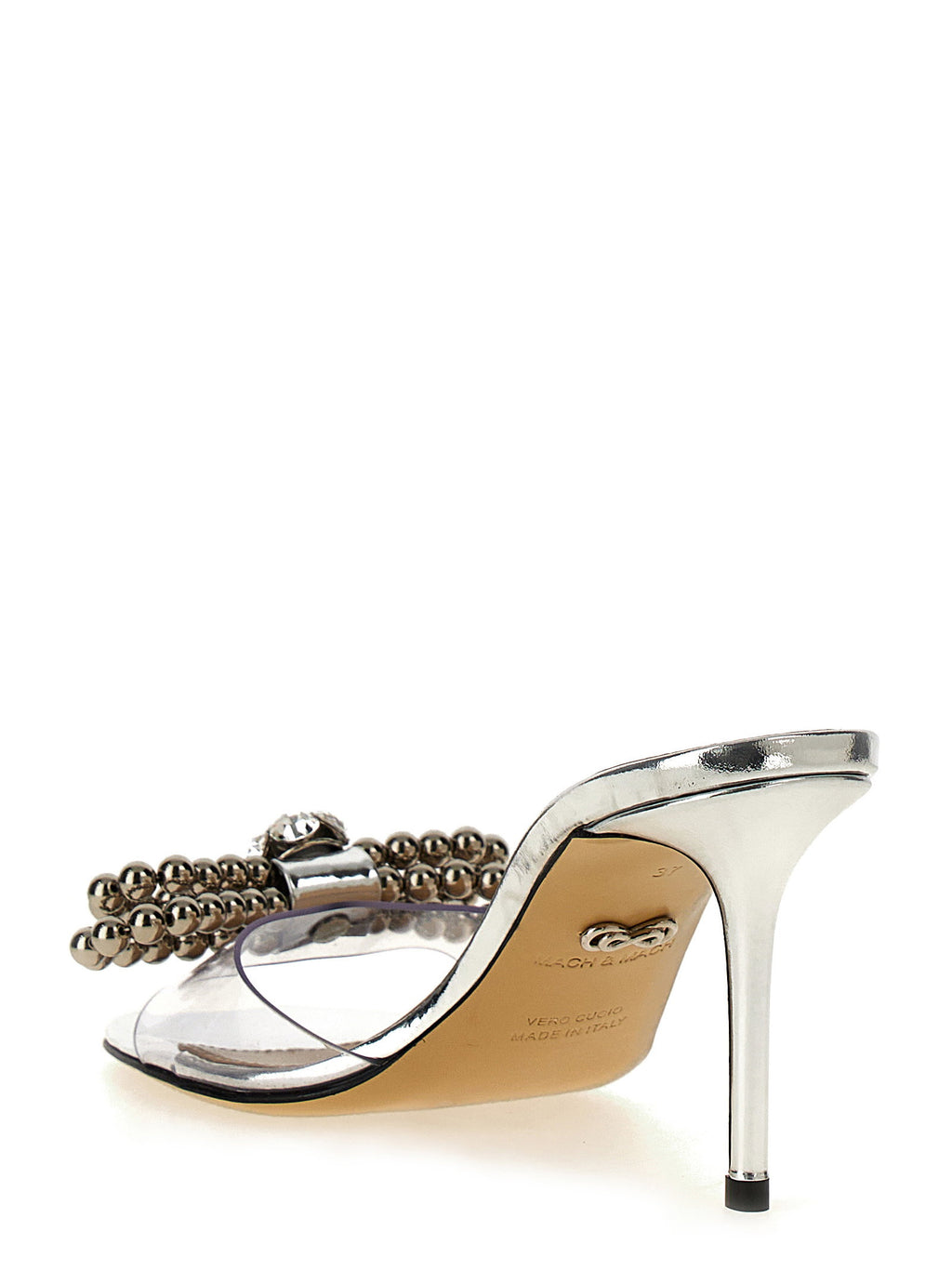 Mach&Mach Stud Bow Sandals