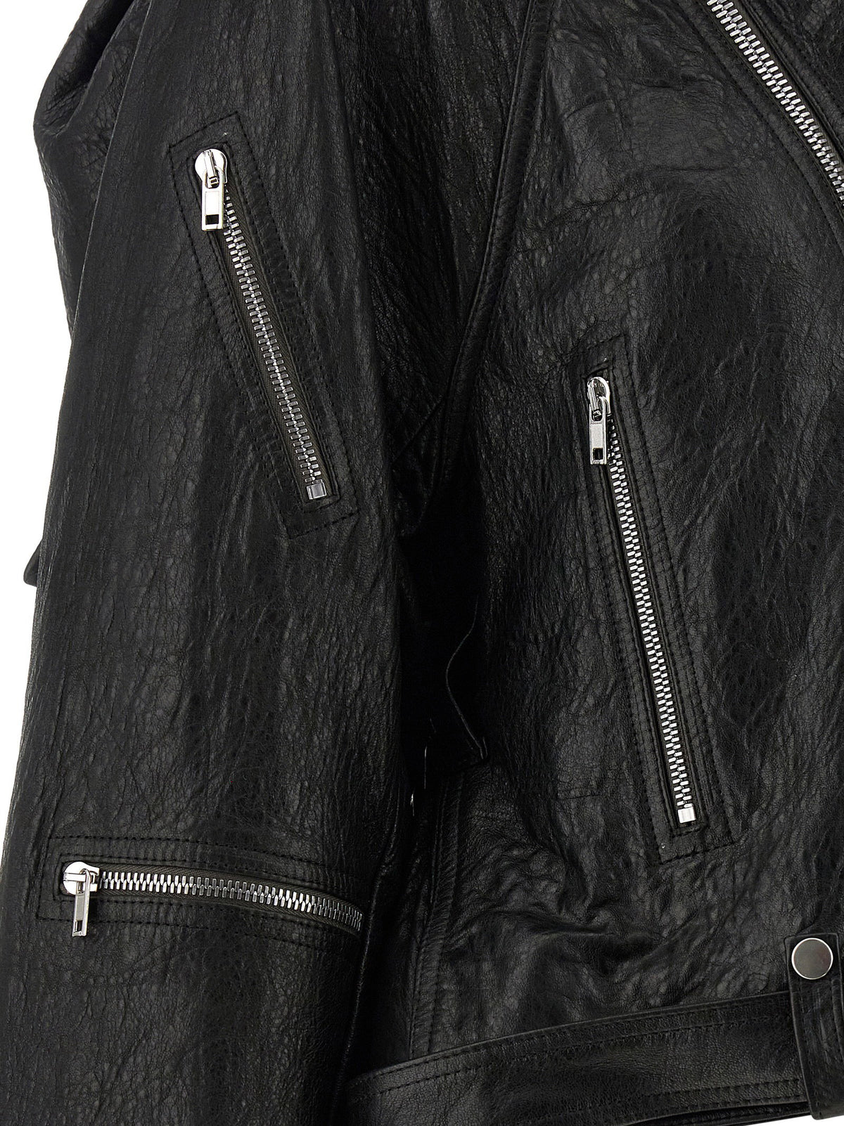 Rick Owens Cropped Scarf Flight Jacket