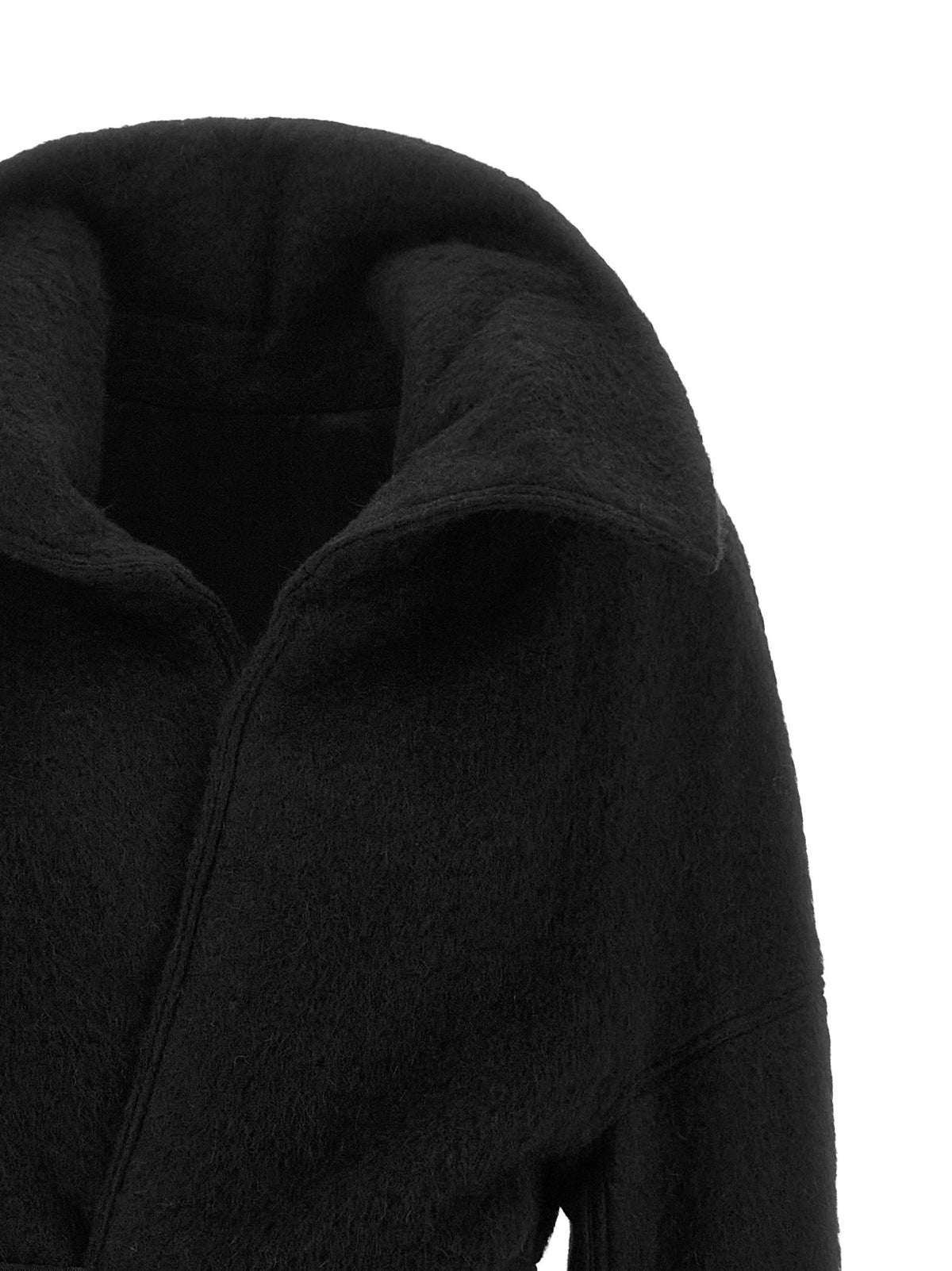Rick Owens Dracucollar Belted Coat