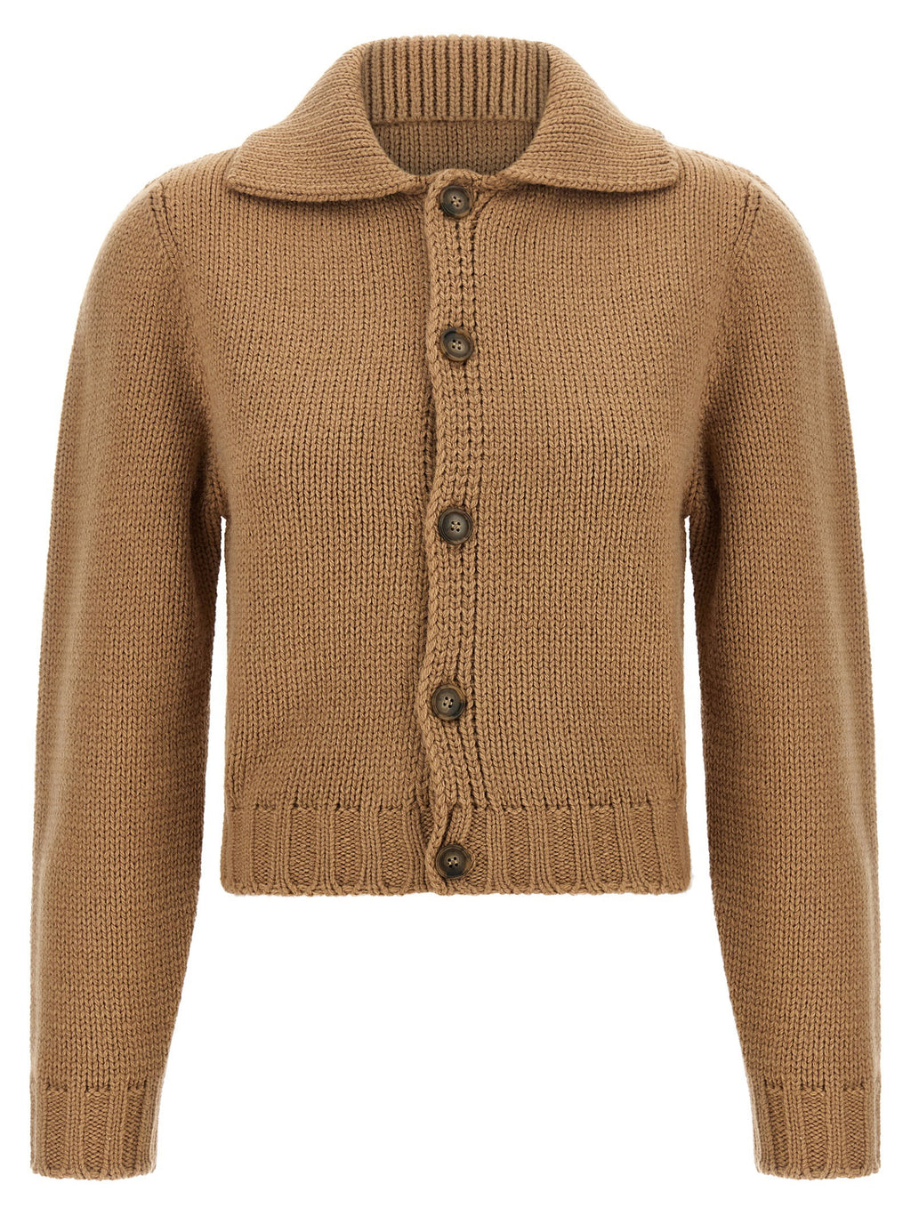 Mm6 Maison Margiela White Stitch Line Cardigan