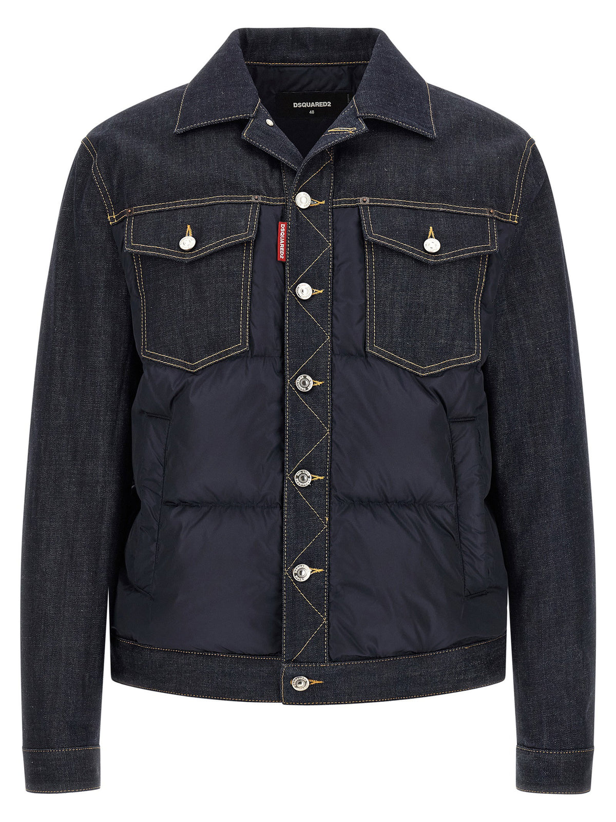 Dsquared2 Padded Hybrid Trucker Jacket