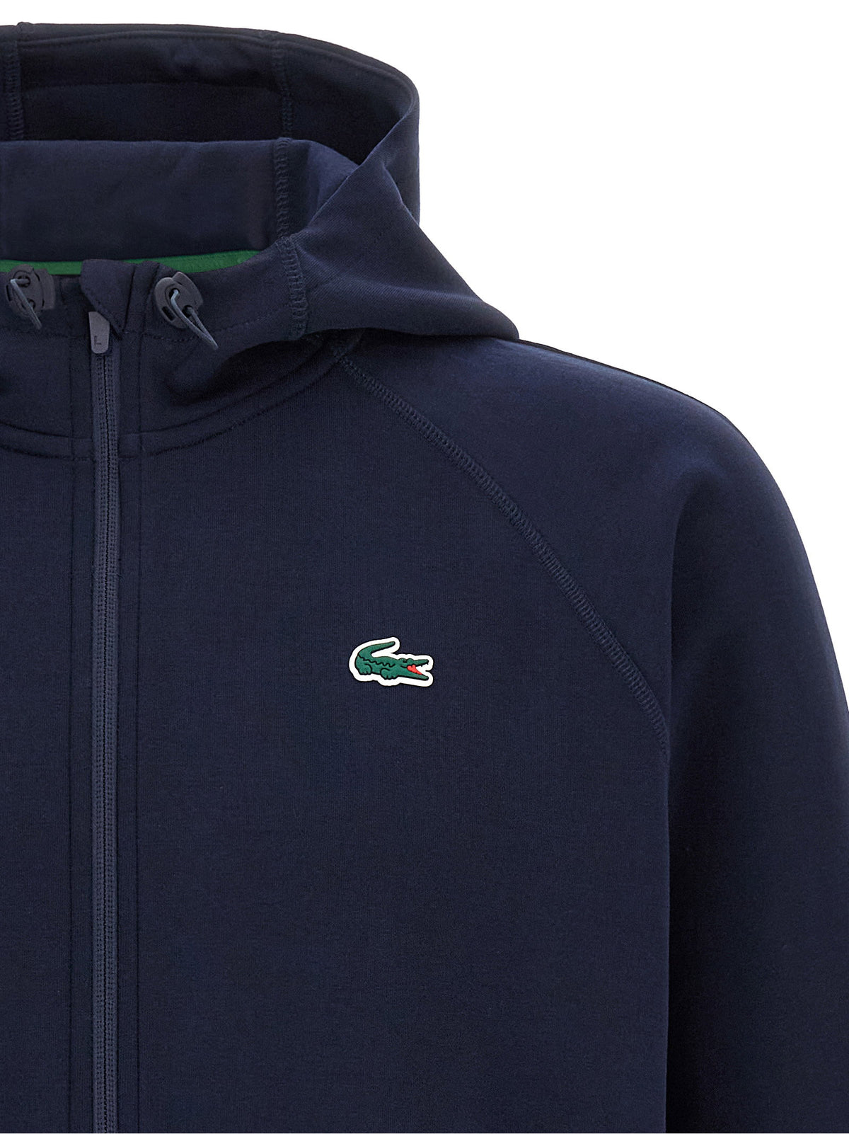 Lacoste Blue Interlock Hoodie Lacoste