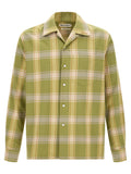 J.w.anderson Green Check Shirt J.w.anderson