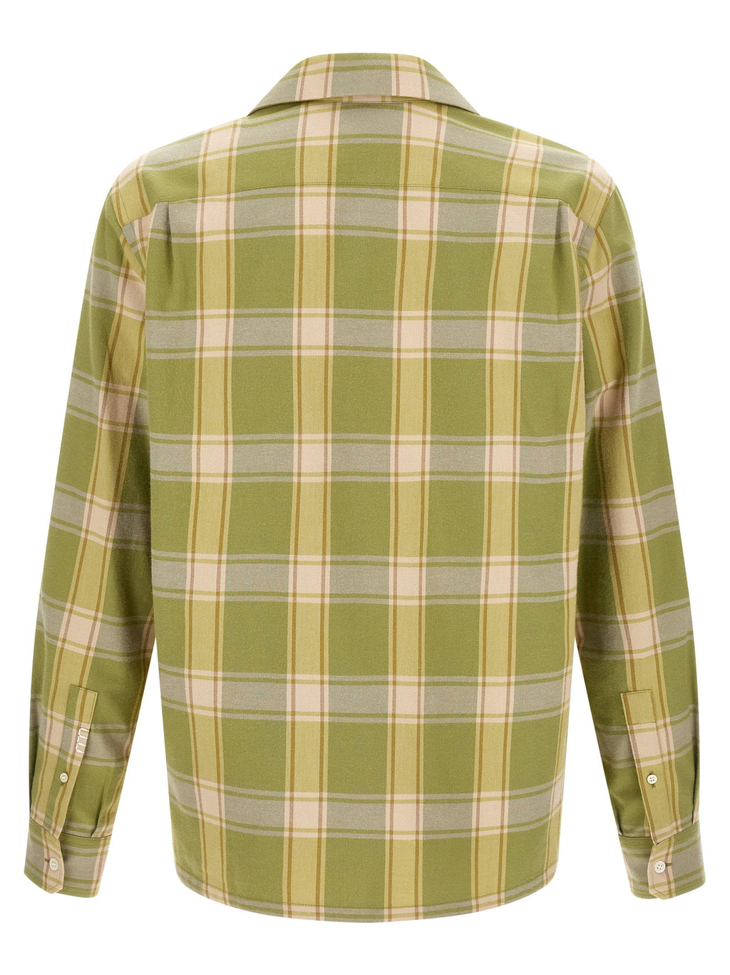 J.w.anderson Green Check Shirt J.w.anderson