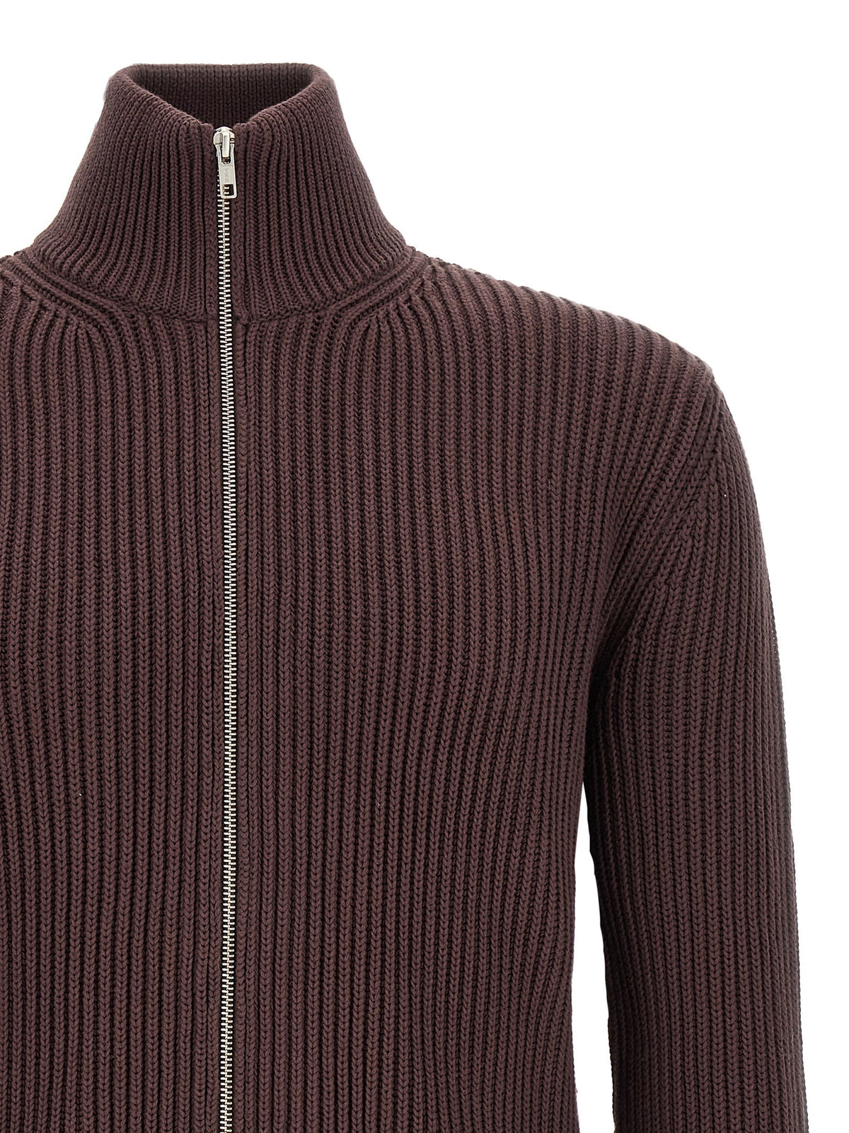 Mm6 Maison Margiela Ribbed Cotton Turtleneck Sweater Mm6 Maison Margiela