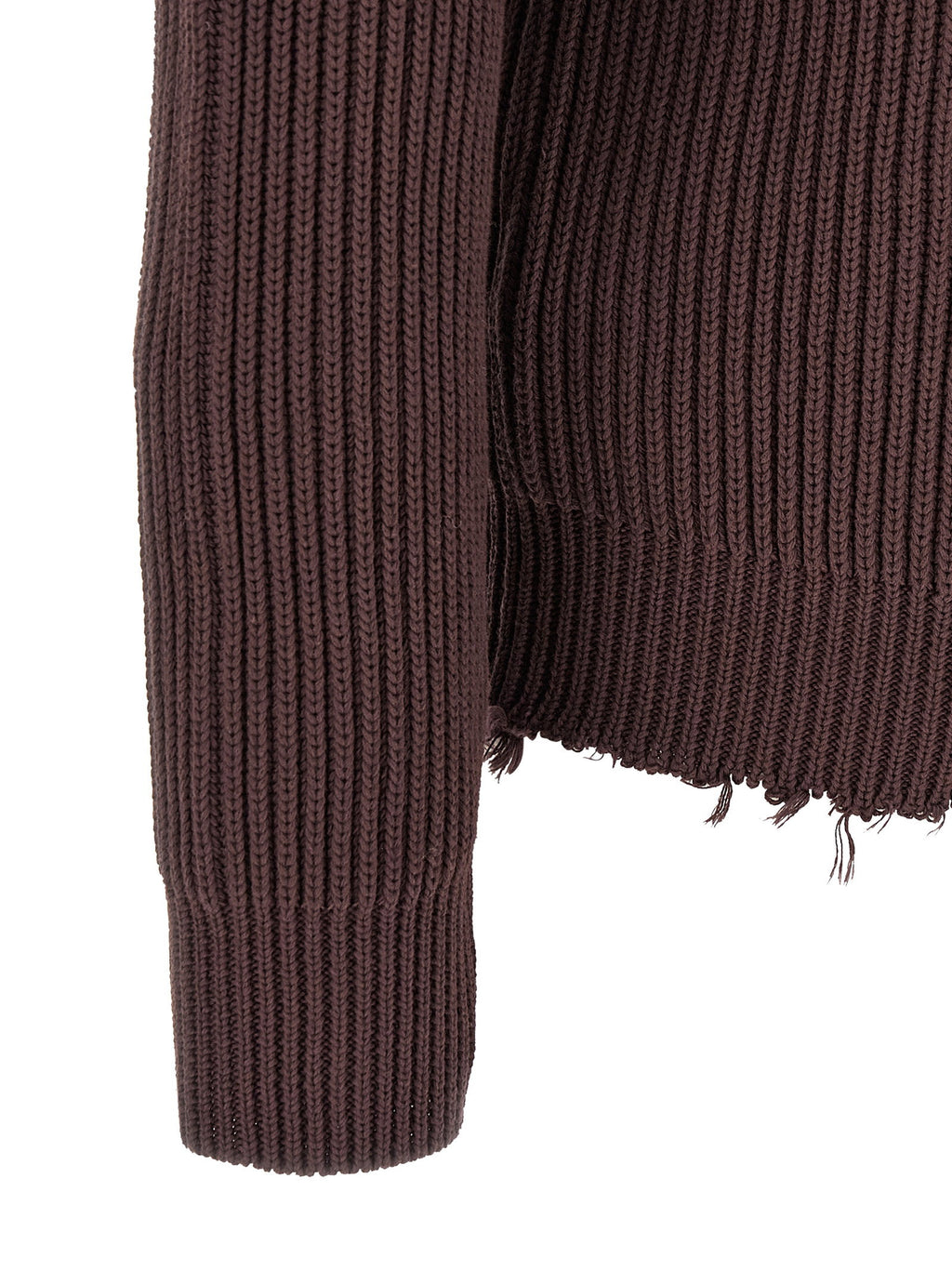 Mm6 Maison Margiela Ribbed Cotton Turtleneck Sweater Mm6 Maison Margiela