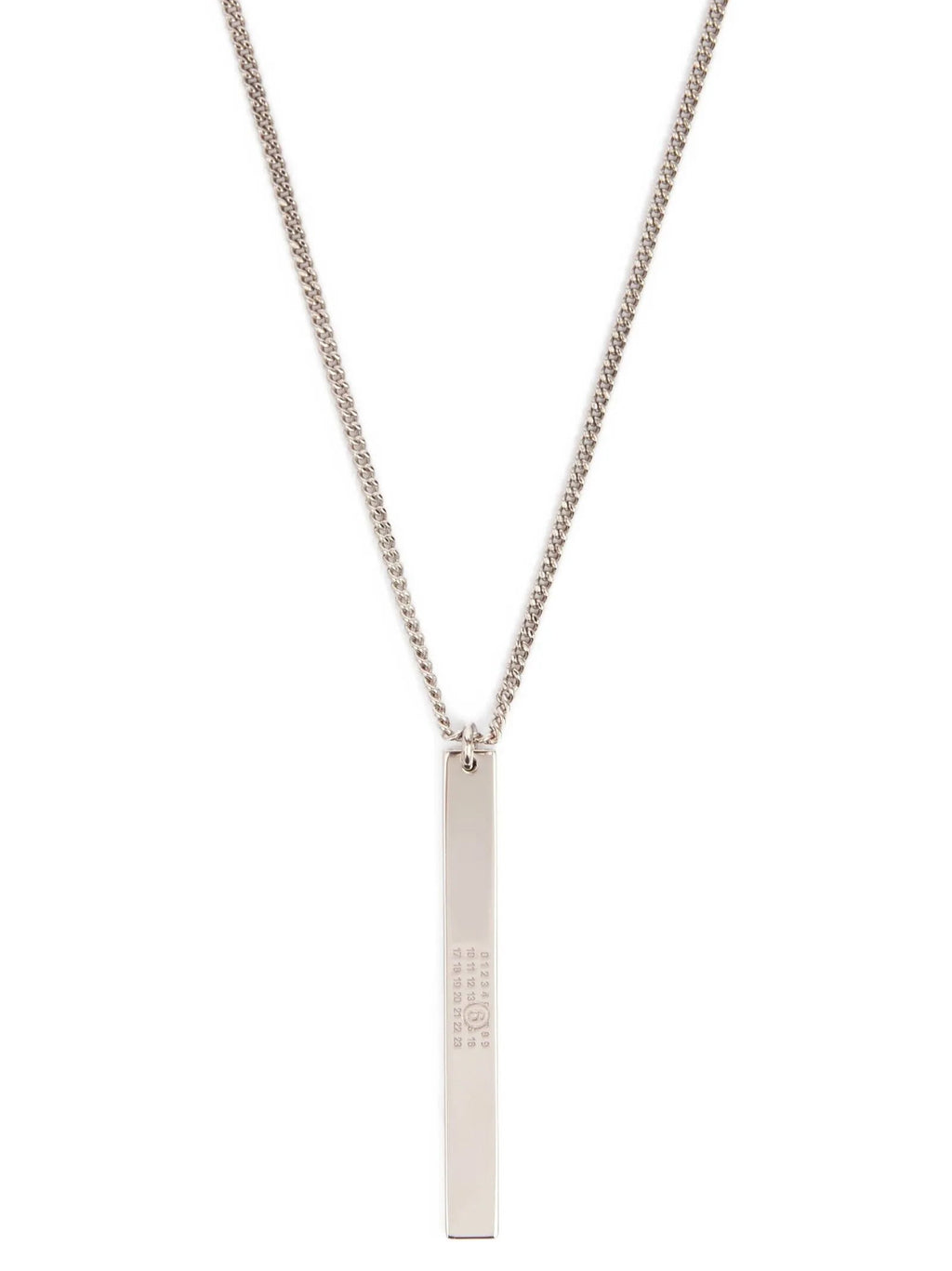 Mm6 Maison Margiela Mm6 Numeric Bar Necklace