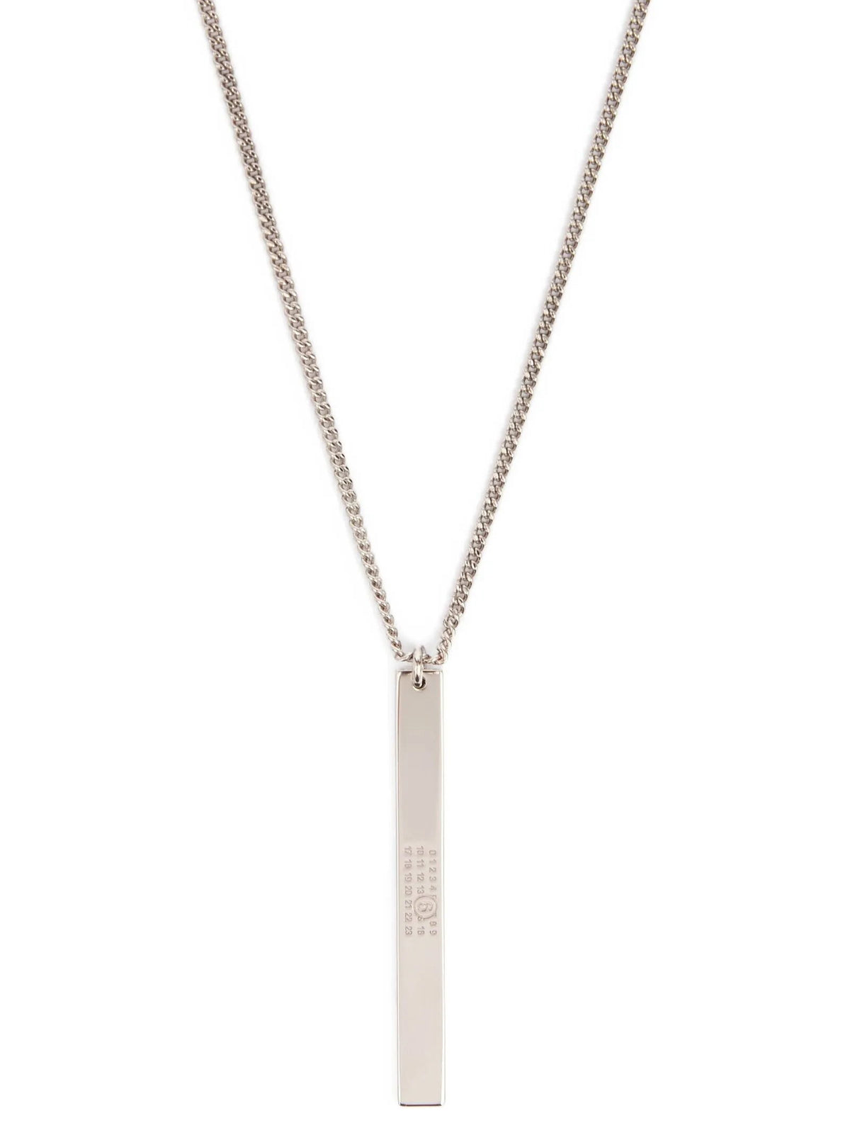 Mm6 Maison Margiela Mm6 Numeric Bar Necklace