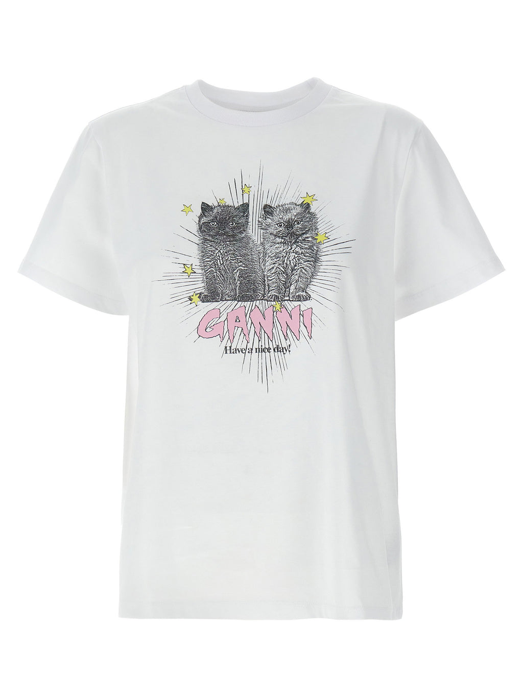 Ganni Kittens T-shirt Ganni
