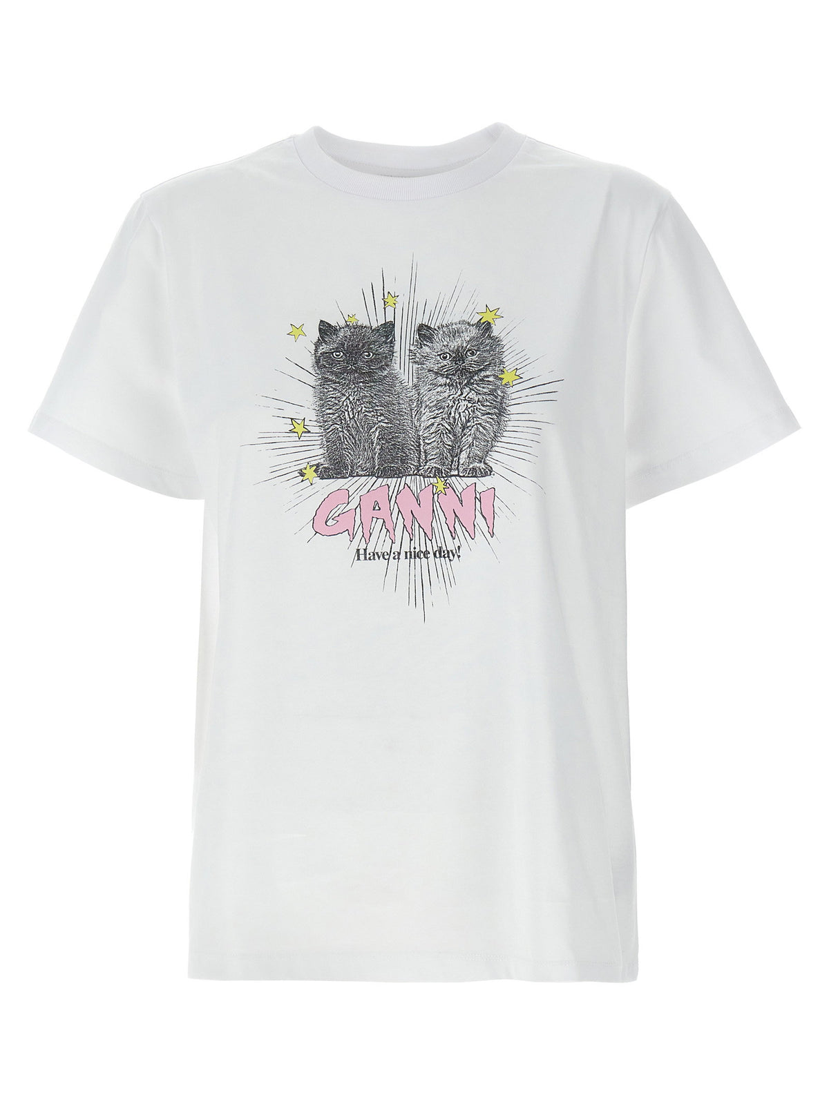 Ganni Kittens T-shirt Ganni