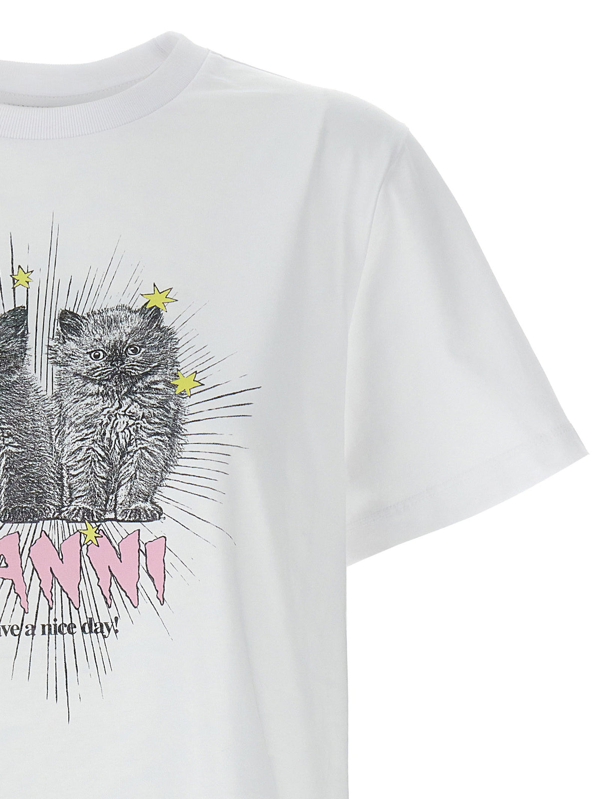 Ganni Kittens T-shirt Ganni