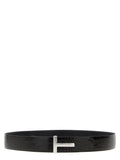 Tom Ford Reversible Crocodile Leather Belt Tom Ford